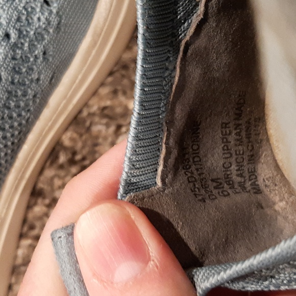 Medium blue oxford style sneakers - Picture 5 of 6